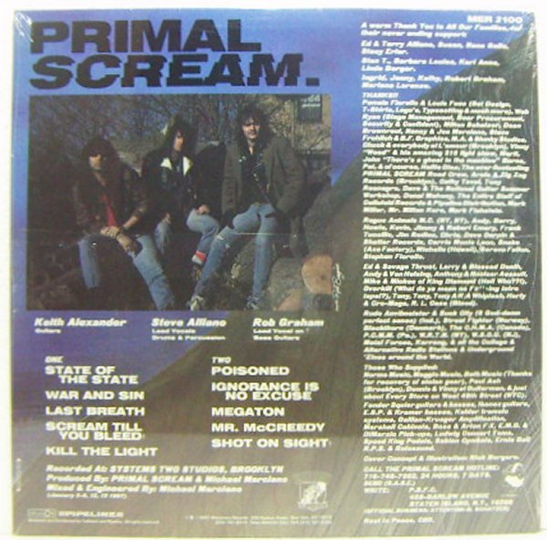 LP,PRIMAL SCREAM　VOLUME ONE 未開封輸入盤_画像2