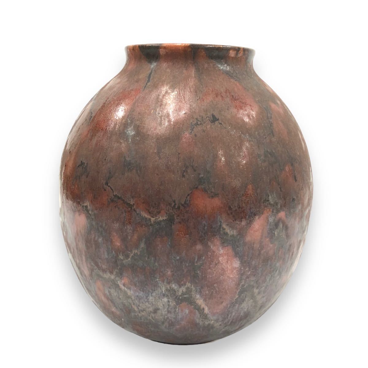  керамика . ваза цветок основа запад Германия las коричневый - фирма интерьер античный retro 
