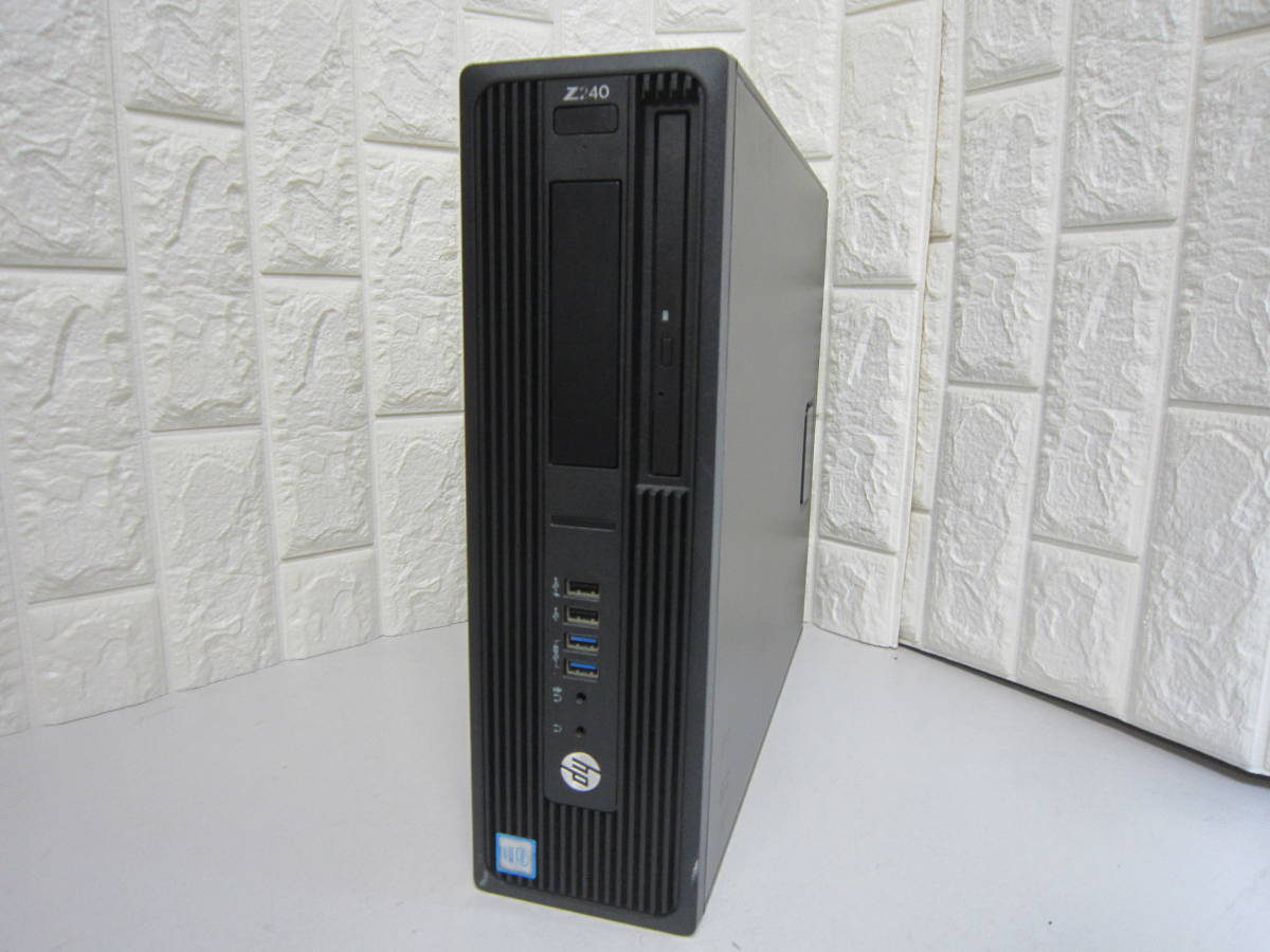 7765★HP Z240 SFF WorkStation　Xeon E3-1225　V5　HDD/無メモリ/4GB BIOS確認_画像1