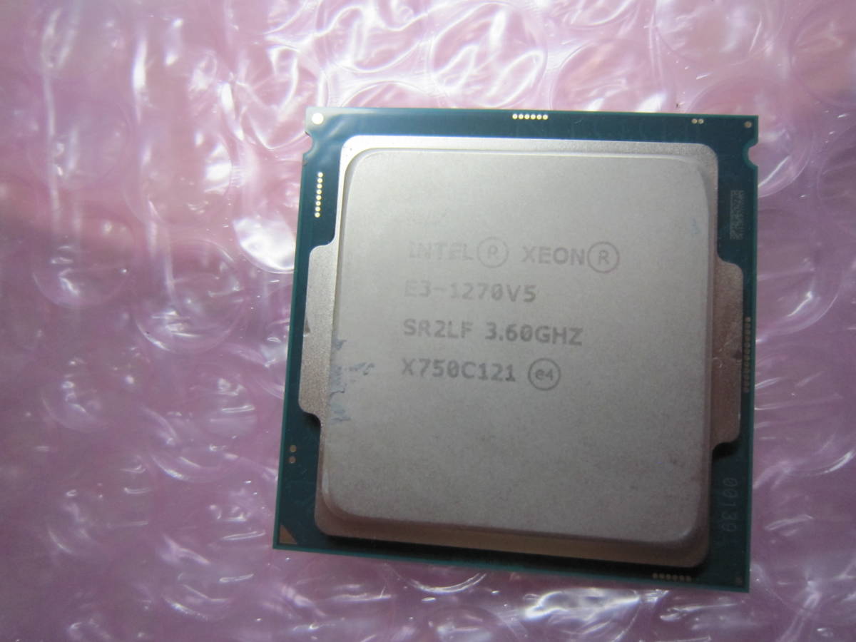7846★CPU Intel Xeon E3-1270 v5 3.60GHz SR2LF 動作品_画像1