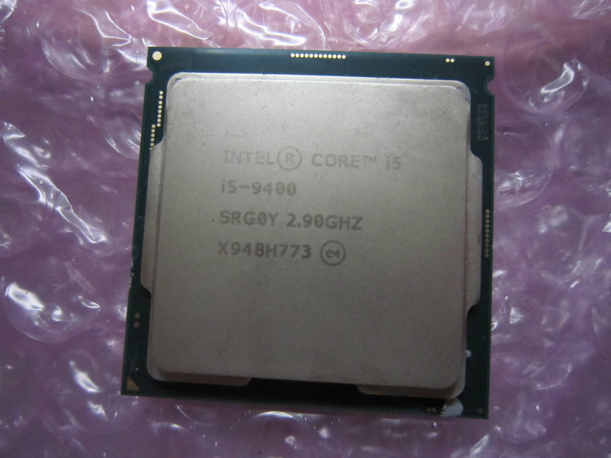 7850★CPU Intel Core i5 9400 2.90GHz SRG0Y 動作品_画像1