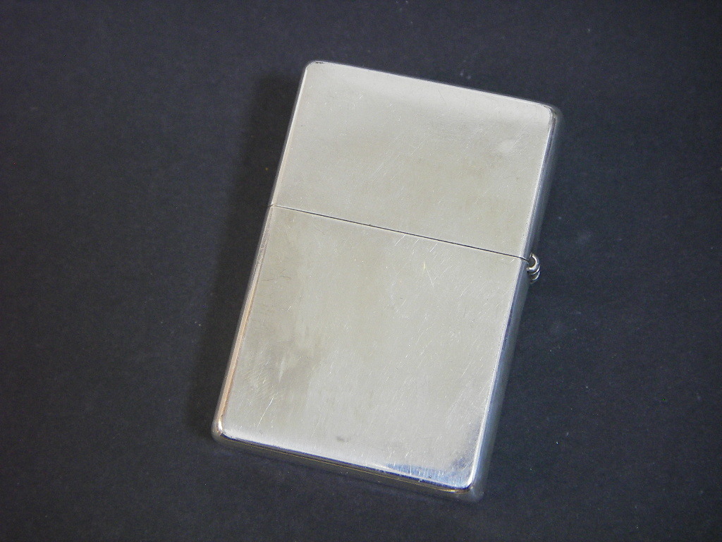 ★ ZIPPO / ジッポー：オイルライター 無地 プレーン 2001・スターリングシルバー・1937復刻レプリカ ★_画像2