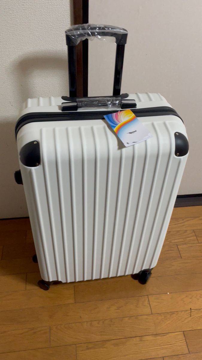 新商品スーツケース Lサイズ TSAロック102L アイボリー