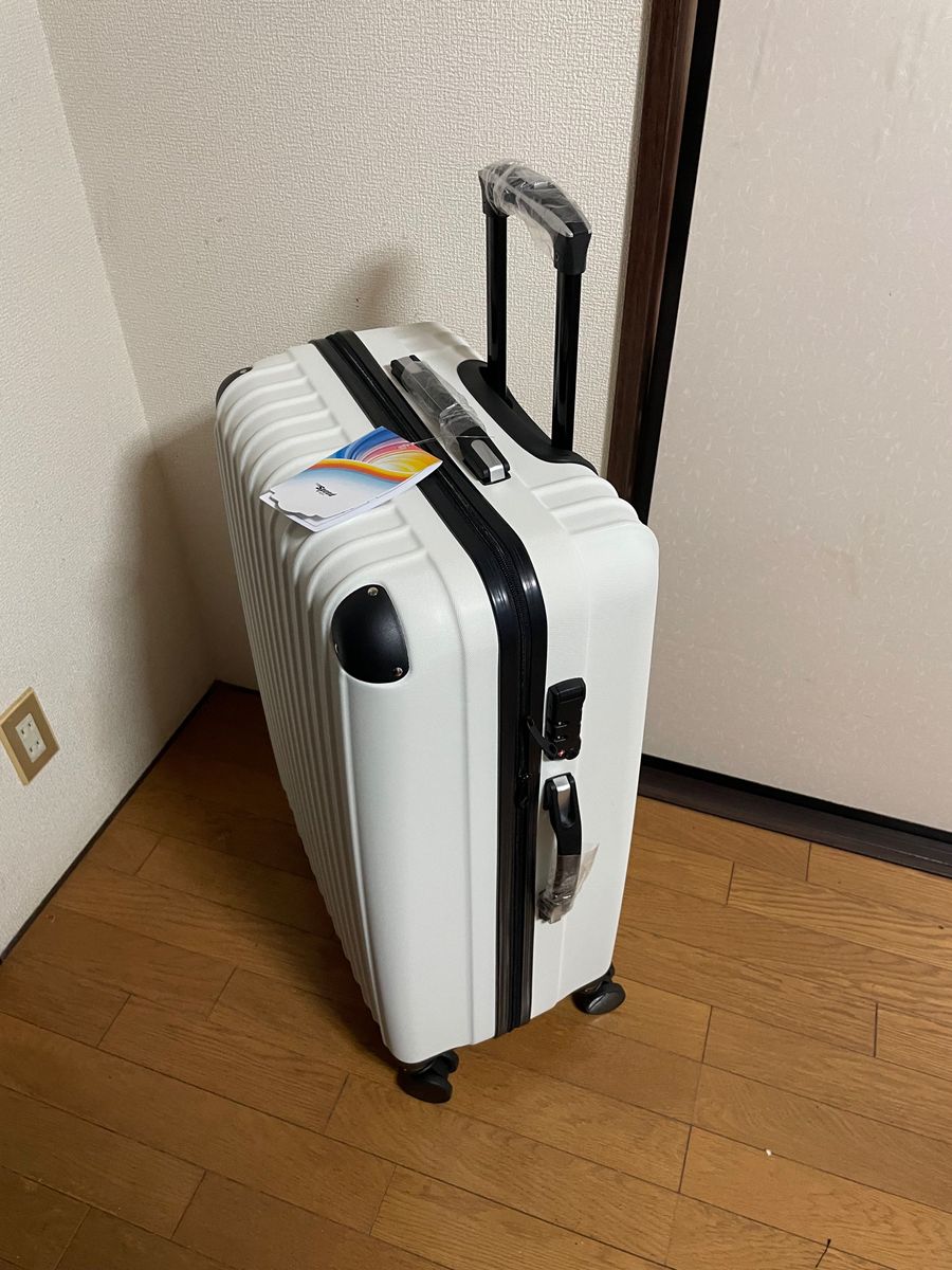 新商品スーツケース Lサイズ TSAロック102L アイボリー