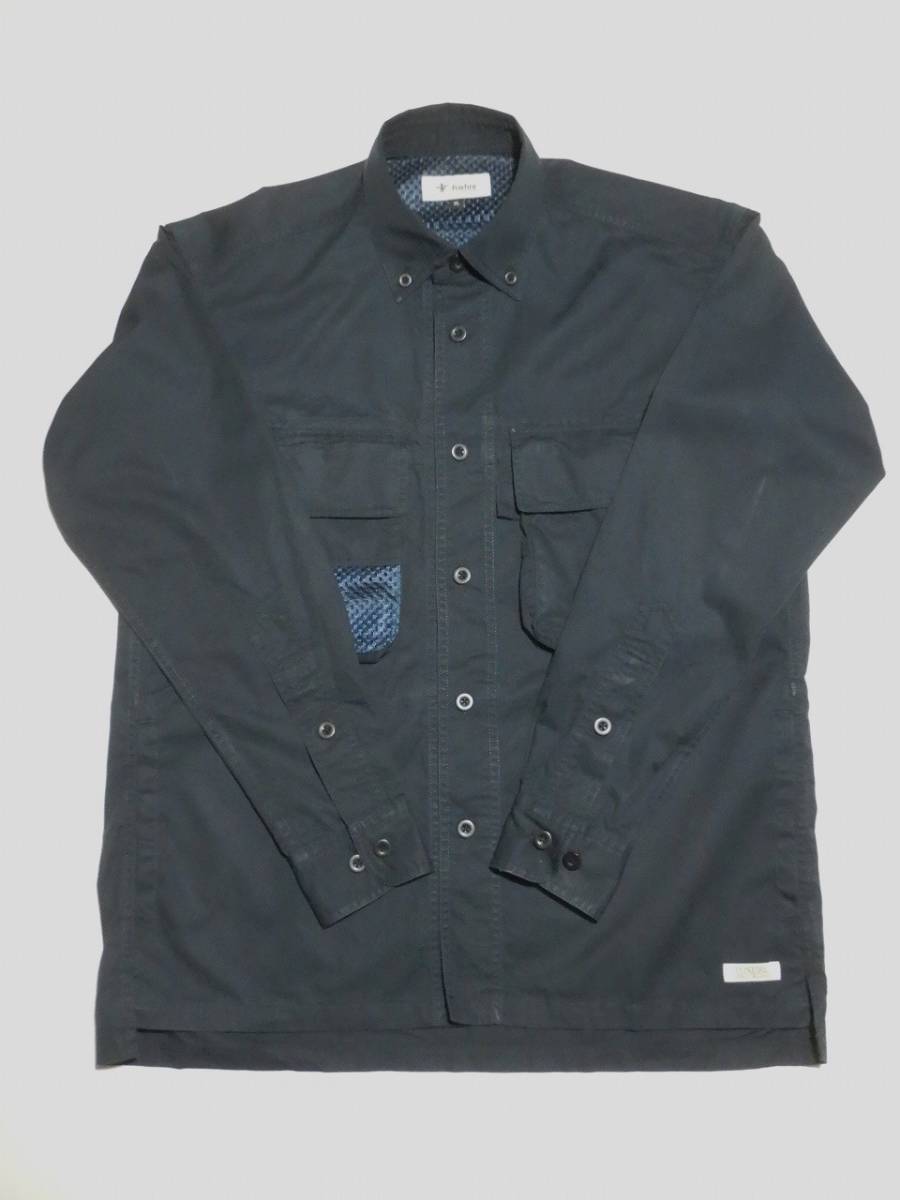 Foxfire ホックスファイヤー SCコットン シャツジャケット SCORON メンズ（6212033）SC Cotton Shirt Jacket サイズ:XL, 色:ネイビー