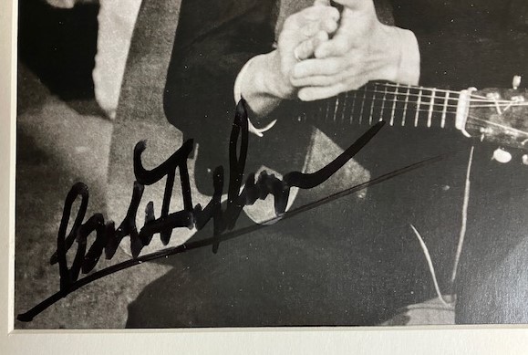 * Bob *ti Ran autograph autograph / Bob Dylan