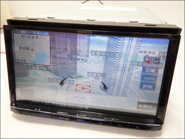 美品 KENWOOD/ケンウッド◆MDV-D709BT/彩速ナビ◆フルセグ Bluetooth ゾーン30対応 地図データ2021年度版_画像1