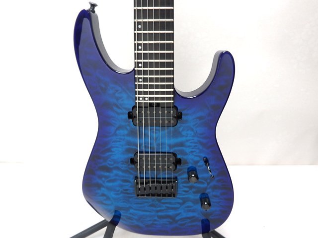 美品 Jackson Pro Series Dinky DK7Q HT Chlorine Burst ジャクソン 7弦ギター_画像2