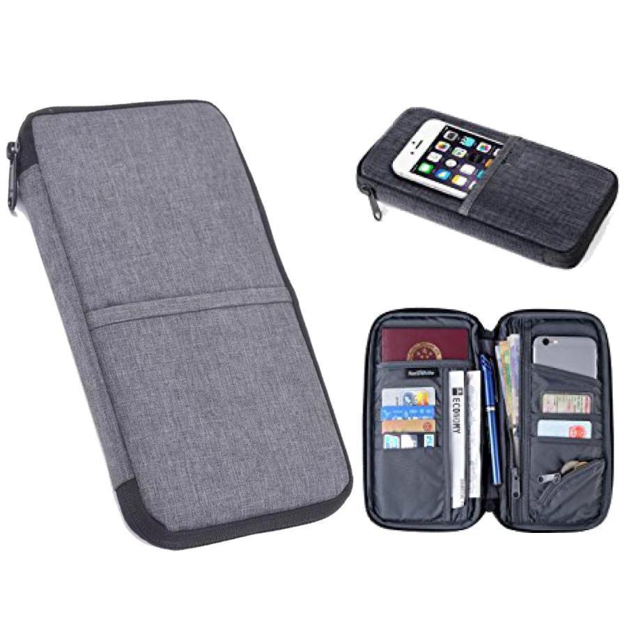 new goods passport case skimming prevention sleeve 2 sheets attaching multi pouch traveling abroad light weight waterproof multifunction smartphone storage possible valuable goods inserting travel pouch 