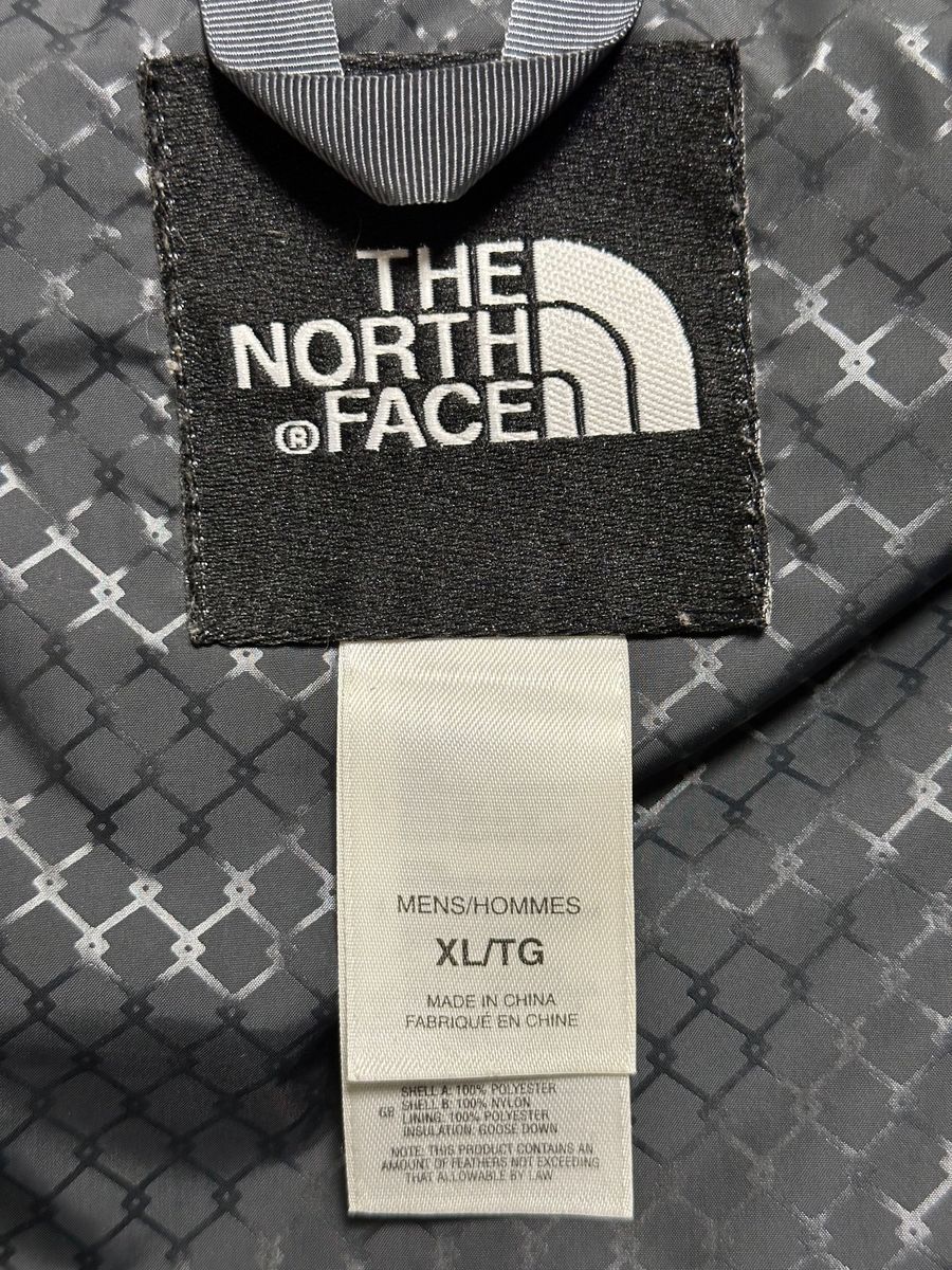 美品 THE NORTH FACE ダウン ベスト XL グレー コーデュロイ ノースフェイス US規格 550 ヌプシ バルトロ