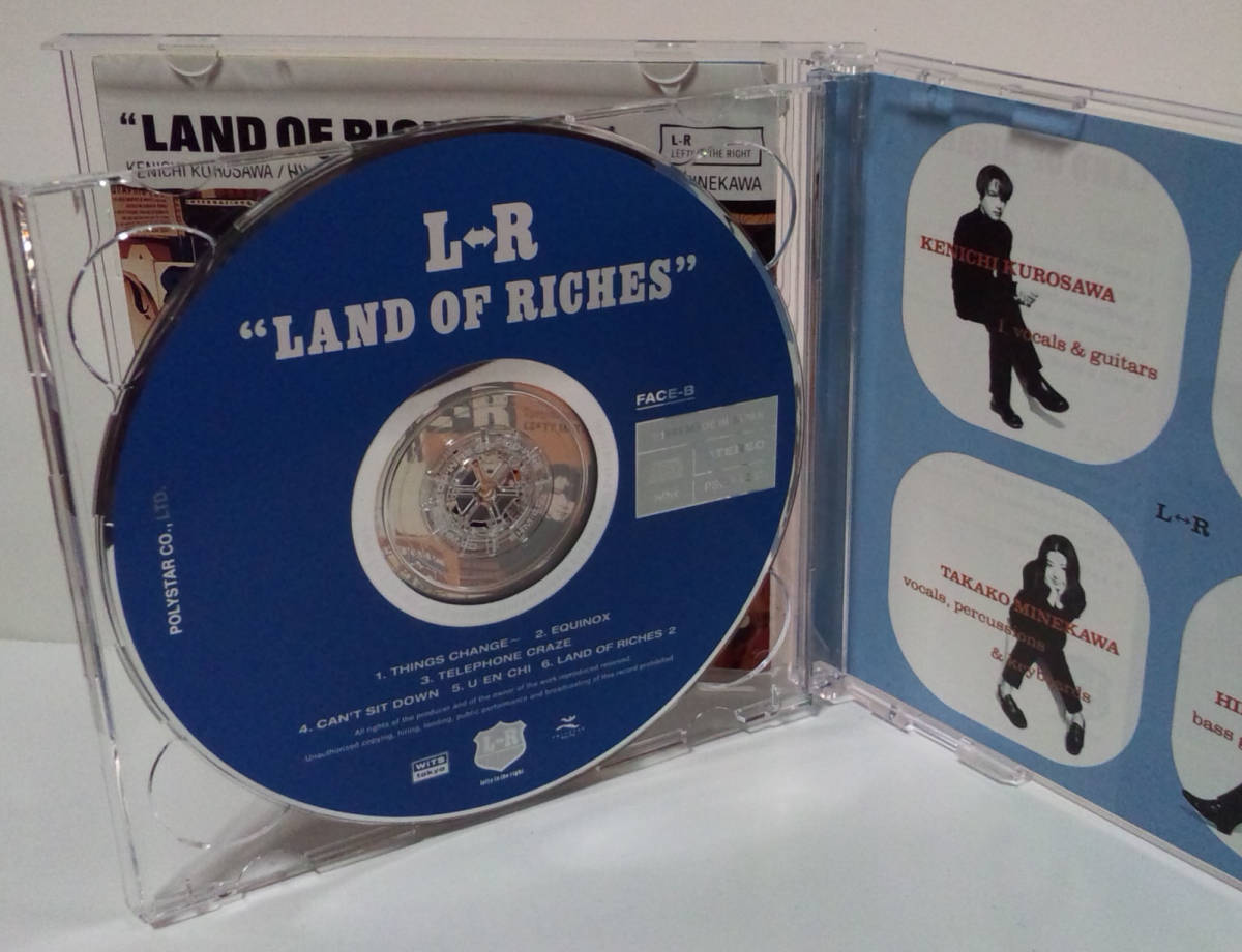 [2009年再発/SHM-CD] L⇔R　/ ランド・オヴ・リッチズ ●LRエルアールLand Of Riches黒沢健一Kenichi Kurosawa嶺川貴子Takako Minekawa_画像9