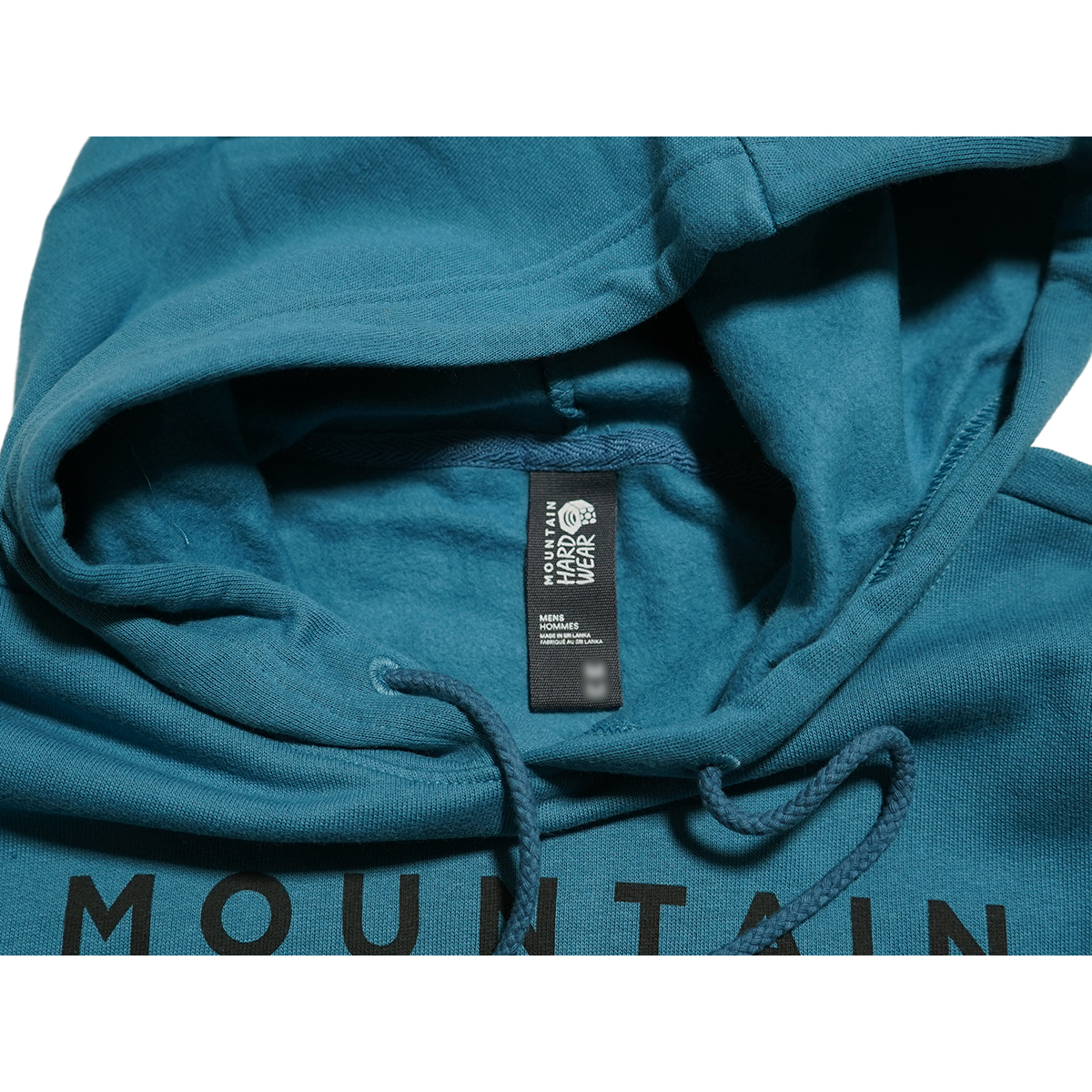 【新品本物 USA購入】Mountain Hardwear マウンテンハードウェア■ LOGO HOODIE ■ ターコイズ / XL ■ロゴ プルオーバー パーカー_画像5