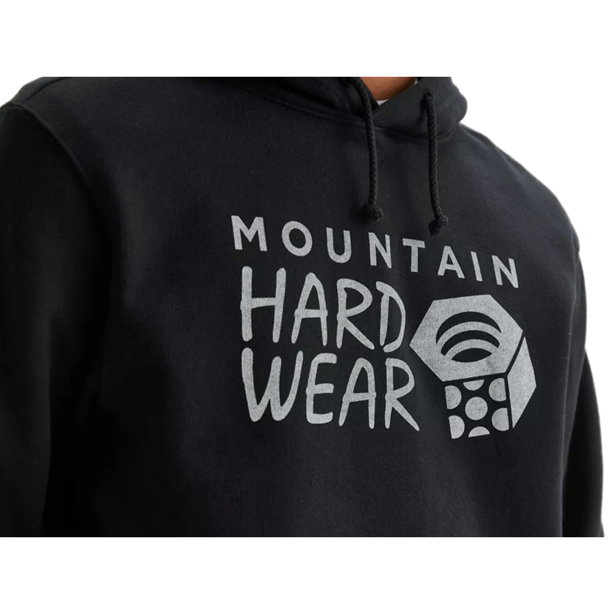 【新品本物 USA購入】Mountain Hardwear マウンテンハードウェア■ LOGO HOODIE ■ ブラック / L ■ロゴ プルオーバー パーカー_画像4