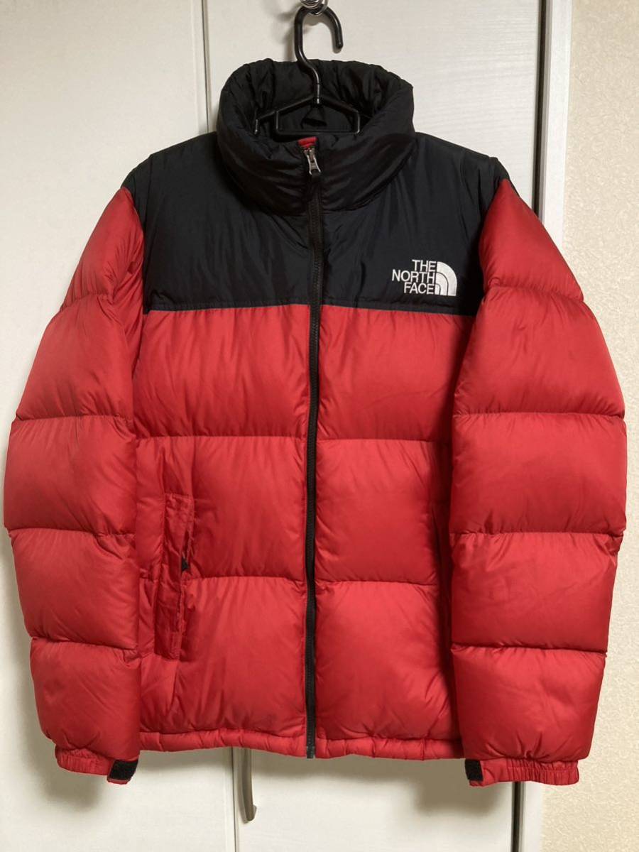 中古良品　国内正規品　THE NORTH FACE Nuptse JACKET レッド　XLサイズ　ノースフェイス ヌプシジャケット _画像2