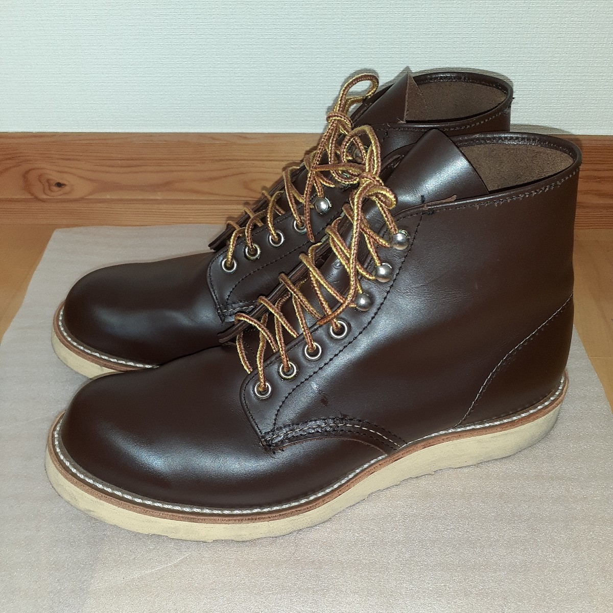 RED WING 8160 廃番ブーツ USサイズ8.5D（26.5～27cm） 90年代モデル プレーントゥ レッドウィング