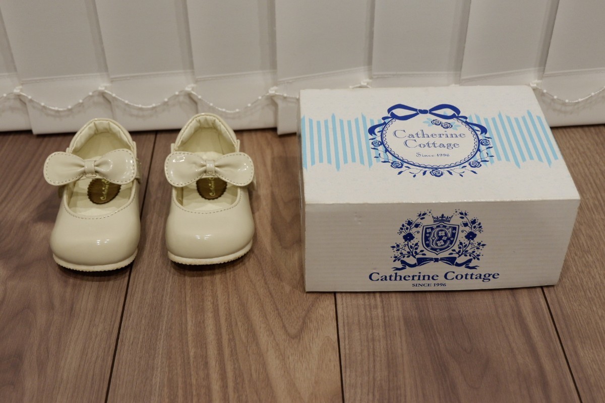 Кэтрин Коттедж SSG04 Детская обувь Формальная обувь Белая белая 13,0 см. Церемония входной церемонии