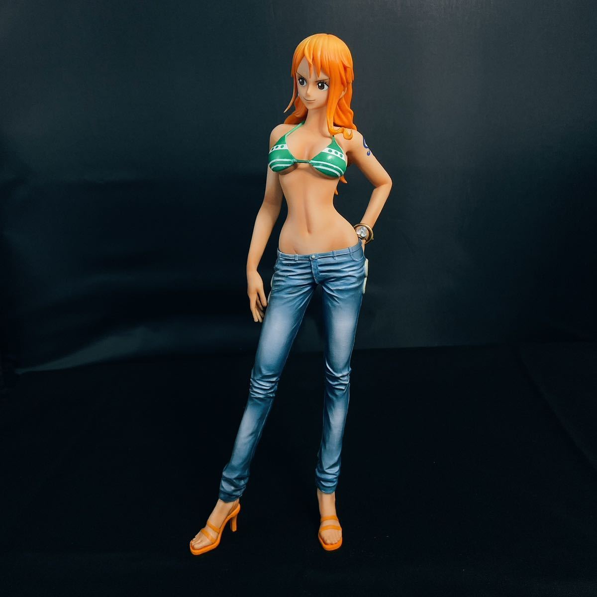 リペイント ワンピース ナミ 美少女 フィギュア グランディスタ grandista バンプレストone piece nami figure_画像6