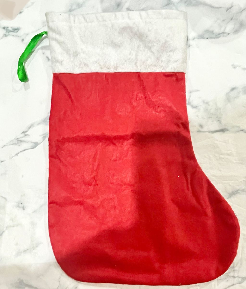 クリスマス大きな靴下 ブーツオーナメント飾り プレゼント袋 トナカイ  赤