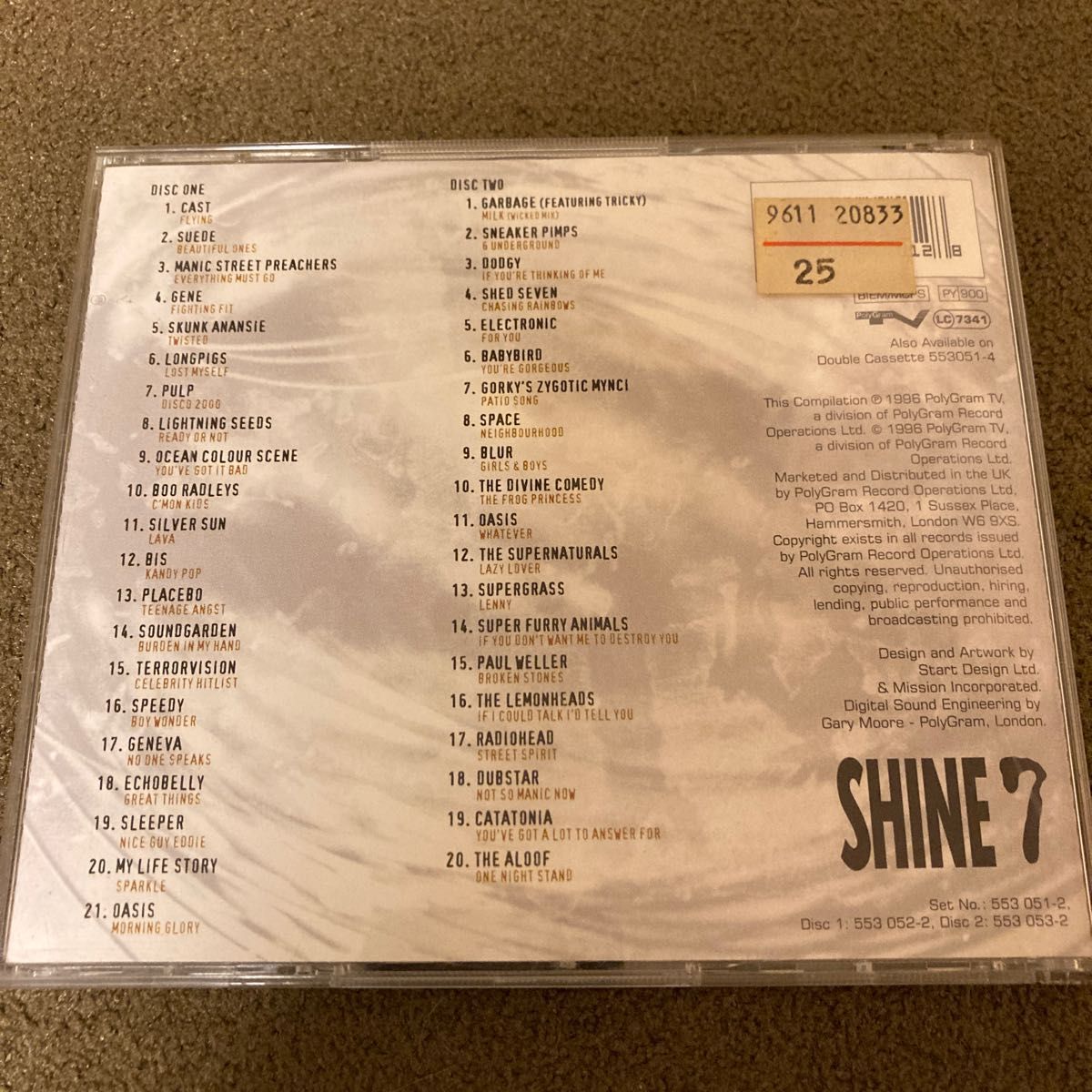 (CD洋楽)SHINE 7  オルタナ系オムニバスCD