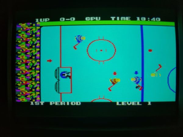 【動作品・MY CARD】CHAMPION ICE HOCKEY チャンピオンアイスホッケー SEGA SC-3000のゲームソフト　セガ SG-1000_画像1