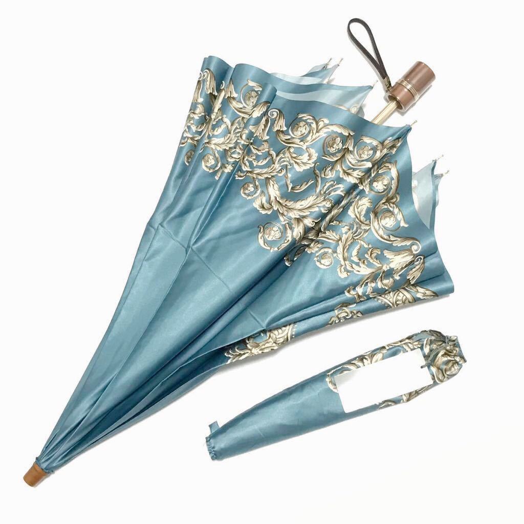 未使用品【ディオール】本物 Christian Dior 折り畳み傘 全長64cm 雨傘 アンブレラ 雨具 メンズ レディース カバー付き_画像1