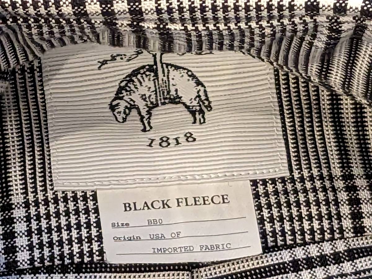 BLACK FLEECE グレンチェックBDシャツ　サイズBB0_画像3