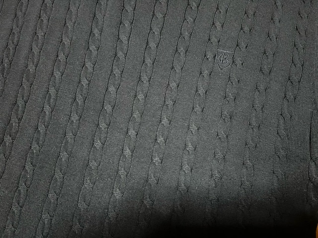 美品　ブラックレーベルクレストブリッジ　半袖　セーター　3（Lサイズ）　b589_画像6
