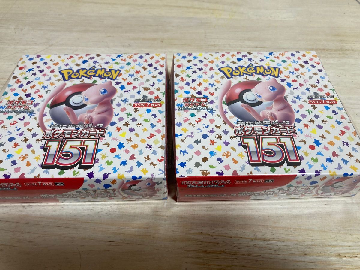 ポケモンカード 151 シュリンク付き 2BOX-