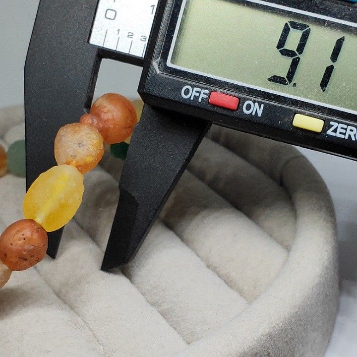 16cm 原石 希少石 飴心瑪瑙 阿拉善 アラシャン ゴビ ブレス 16cm 原石 希少石 飴心瑪瑙 阿拉善 アラシャン ゴビ ブレス