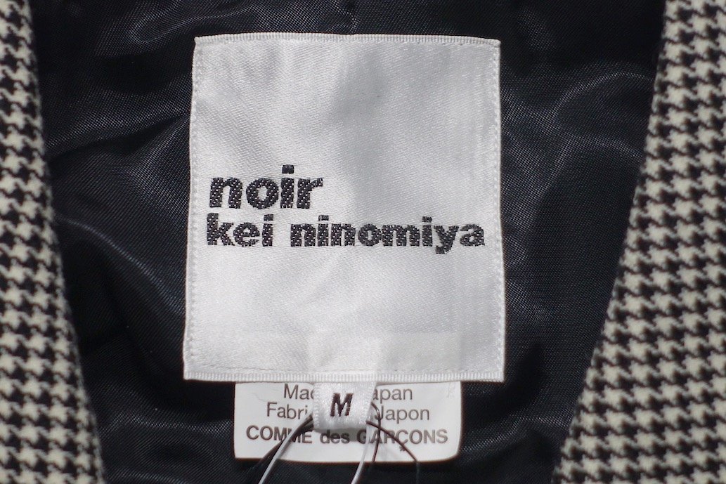 23SS 新品未使用 noir kei ninomiya COMME des GARCONS ノワールケイニノミヤ ショートスリーブテーラードジャケット 3K-J005 レディース M_画像2