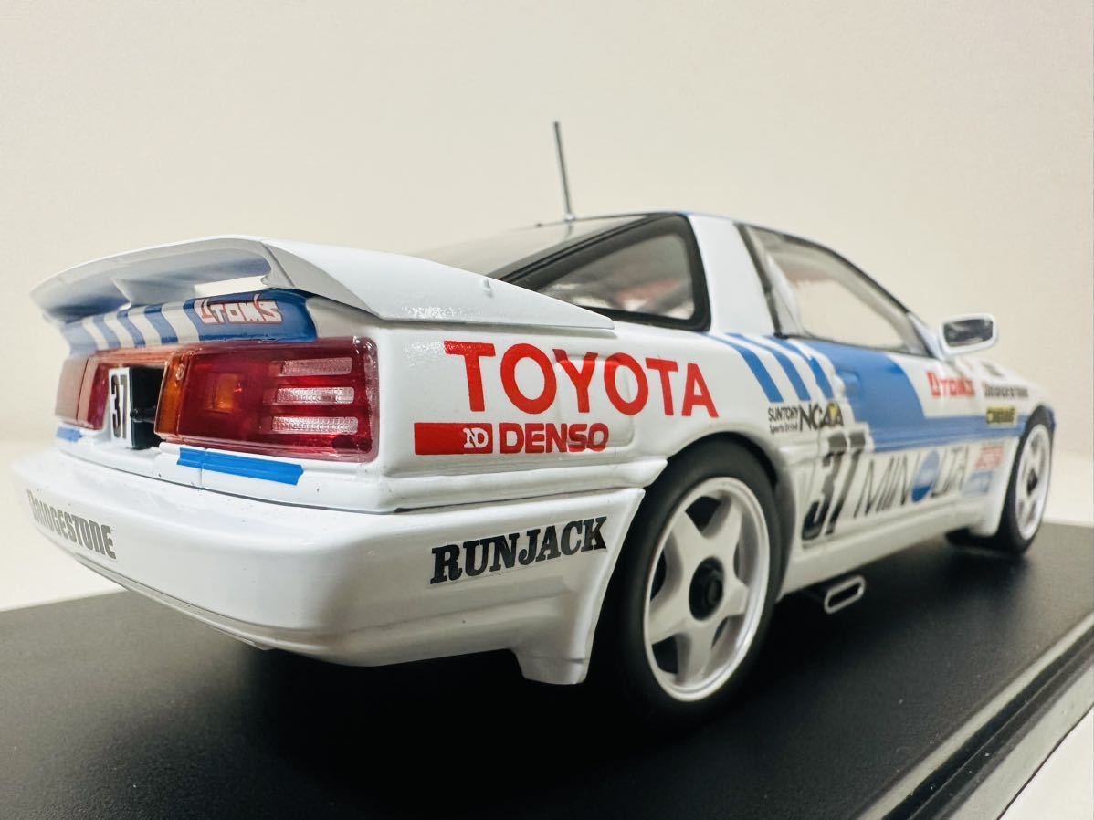 国産名車/'88 Toyotaトヨタ Supraスープラ Turboターボ Tom'sトムス MINOLTAMINOLTA 1/24 絶版 高速有鉛 旧車_画像2