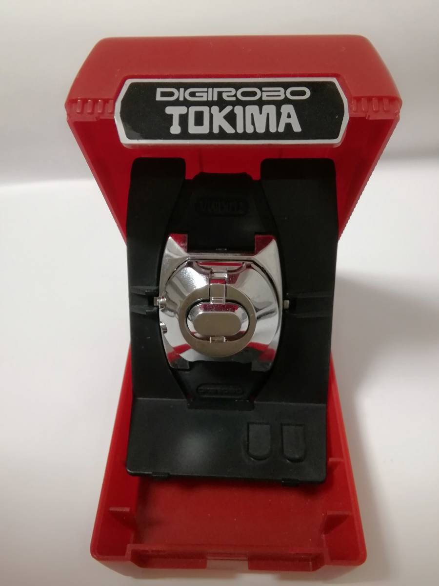 デジロボ　トキマ【赤箱】／DEGIROBO TOKIMA■バンダイの１９８３年製ロボット型デジタル時計■デッドストック_画像1