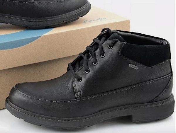 送料無料 Clarks 25cm ブーツ GTX ゴアテックス ブラック チャッカ スニーカー レザー スエード 革 スーツ ローファー JJJ28_画像9