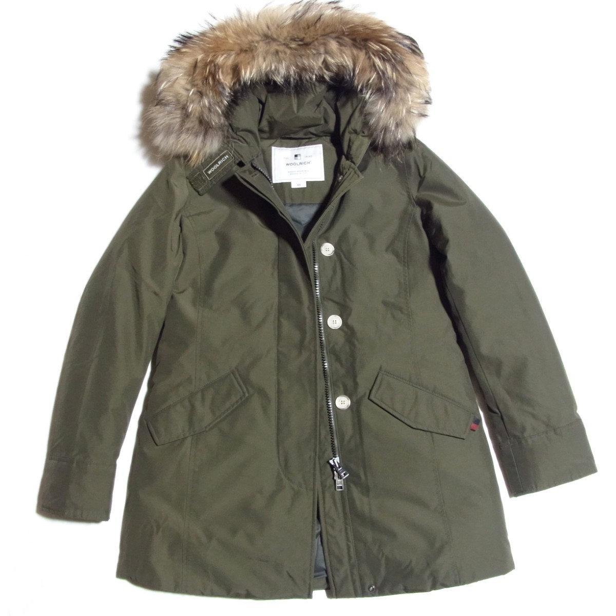 WOOLRICH Woolrich W*S ARCTIC PARKA FR Arctic Parker мех пуховик женский XS хаки 