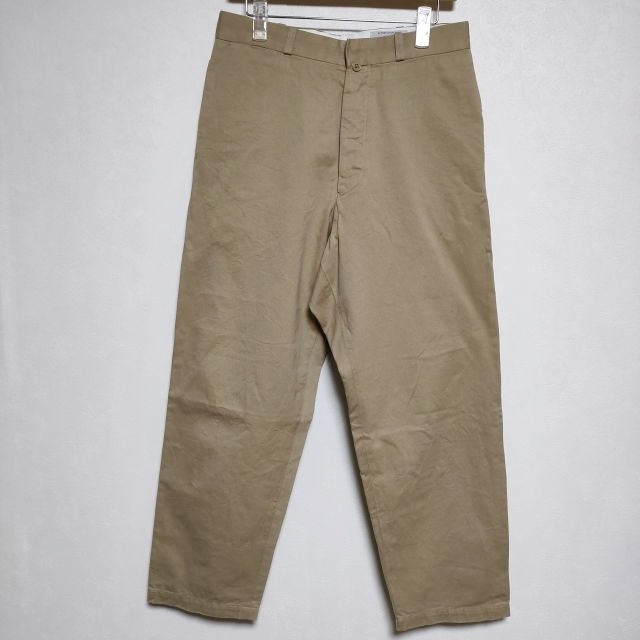 YAECA CHINO CLOTH PANTS WIDE TAPERED 11612 チノパンツ ベージュ ヤエカ 3-1021G F93865_画像1