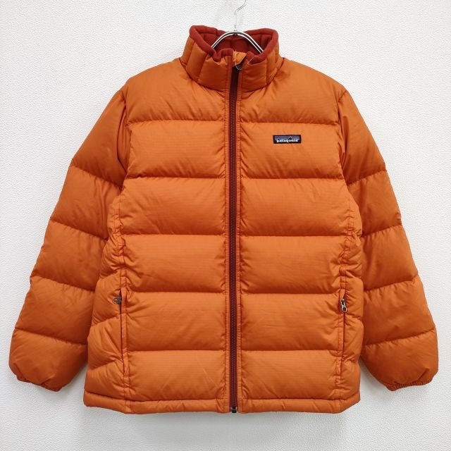 patagonia キッズXL 68301F7 ダウンジャケット オレンジ パタゴニア 3-1029A 216721