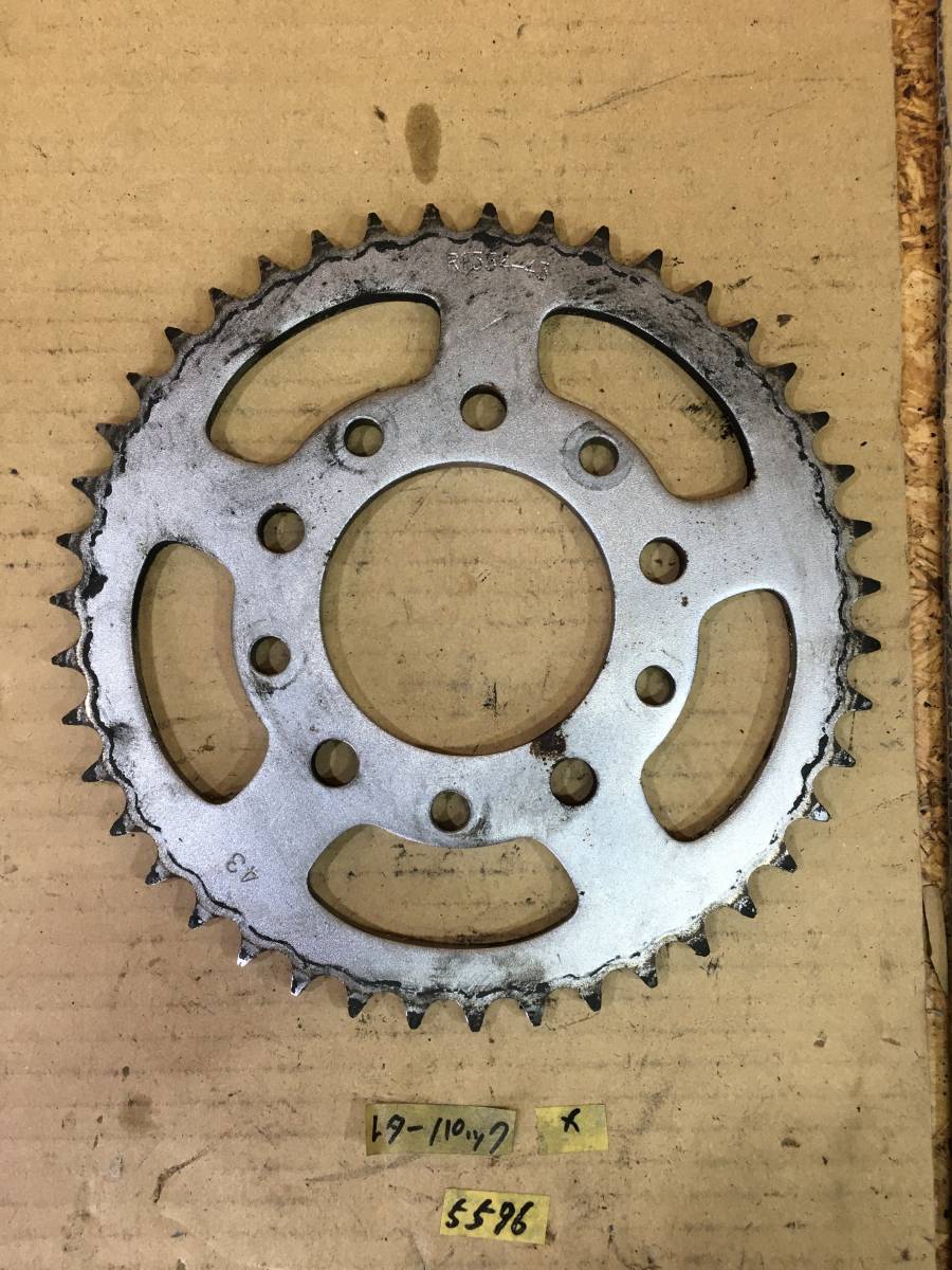 CBX550F PC04 rear sprocket sprocket CBX400F NC07 old car 5596 letter pack post service 