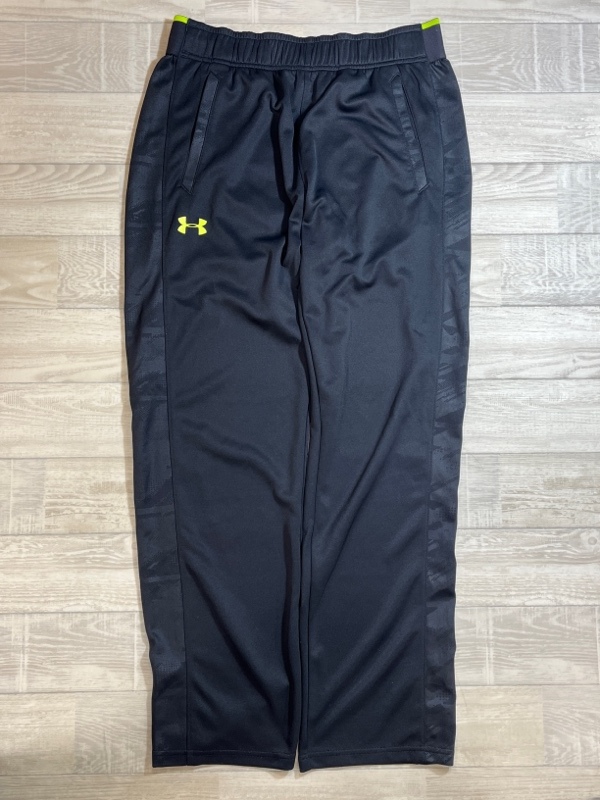 UNDER ARMOUR/アンダーアーマー/トレーニング トラックジャージセットアップ/トラックジャケット+トラックパンツ/ブラック/上下セット_画像6