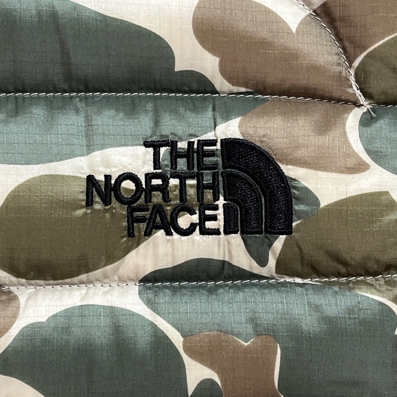 THE NORTH FACE/ザ ノースフェイス/FLASH HOODIE/フラッシュフーディ/ND91312/軽量フーデッドダウンジャケット/カモフラージュ_画像4
