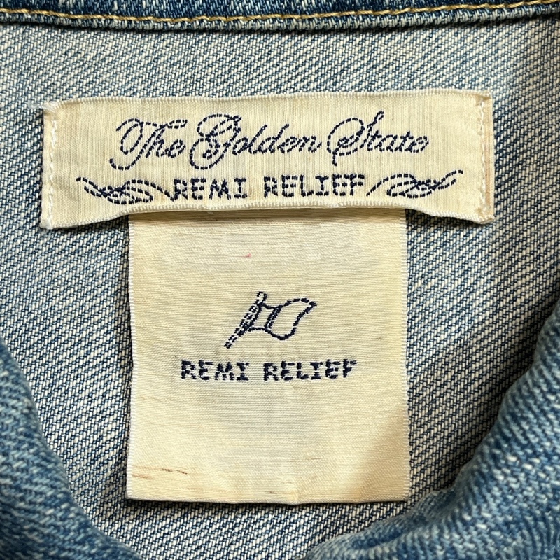 REMI RELIEF/レミレリーフ/1st Type Denim Tracker Jacket/デニムトラッカージャケット/デニムジャケット/シンチバック/ユーズド加工_画像8