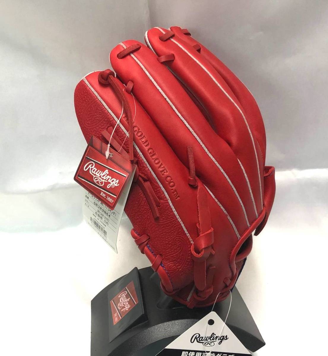 即決◆新品お買得♪ローリングス軟式グラブ◆GR3R9N64◆右投用(オールフィルダー用)Rawlingsグローブ_画像4