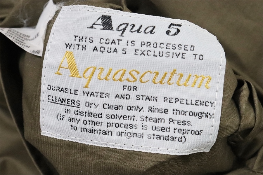 90s ヴィンテージ Aquascutum アクアスキュータム 女性用 リバーシブル ツイード バルマカーンコート ステンカラーコート_画像6