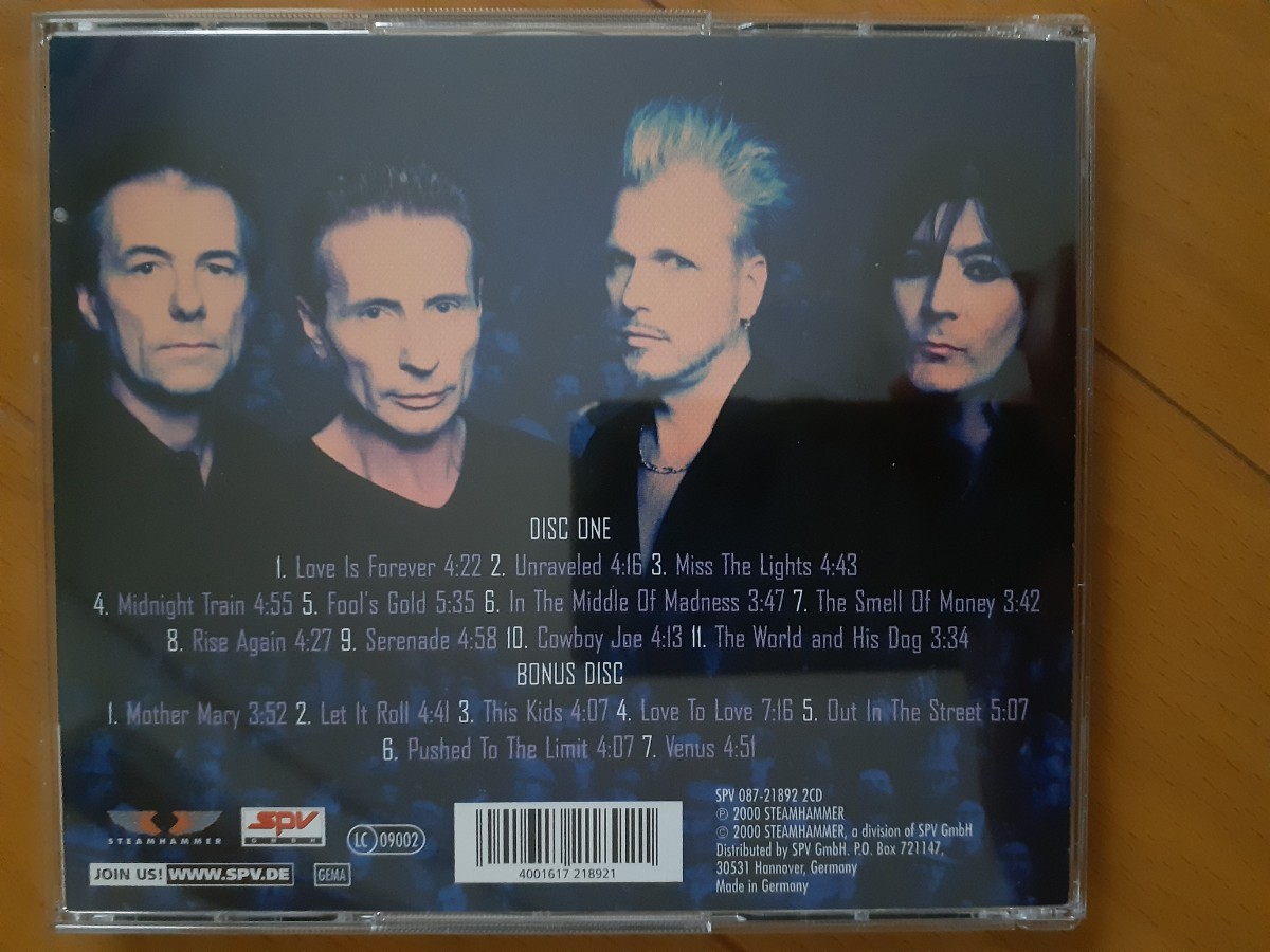 U.F.O. covenant limited edition live usa 2CD, michael schenker_画像2