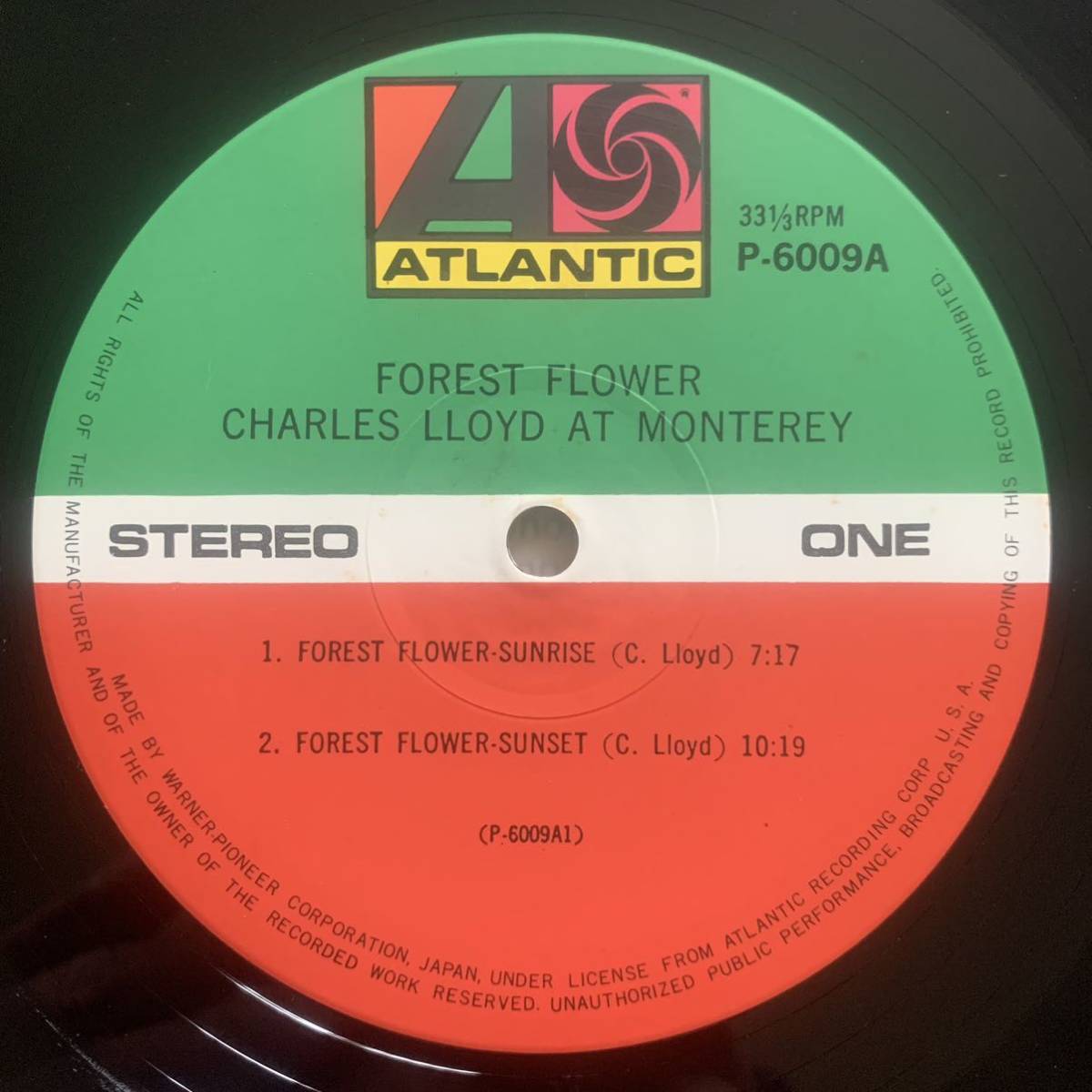 CHARLES LLOYD / FOREST FLOWER (ATLANTIC) 国内盤 - 帯 - Cecil McBeeの画像3