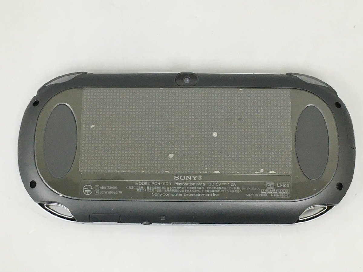 ゲームハード PSVita PlayStation Vita 3G/Wi-Fiモデル PCH-1100 ブラック 現状品 2311LO017_画像3