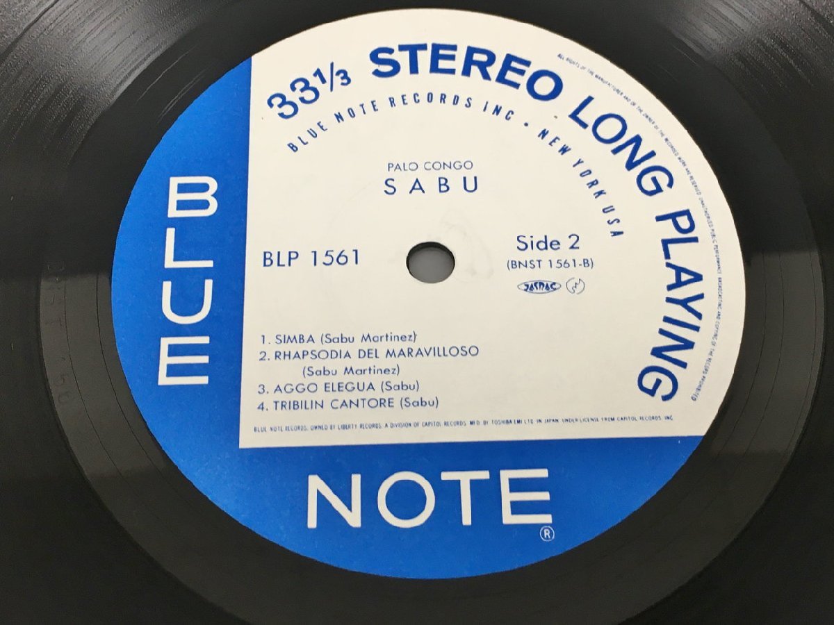 LP запись Sabu Palo Congo Blue Note 1561 2310LBR098