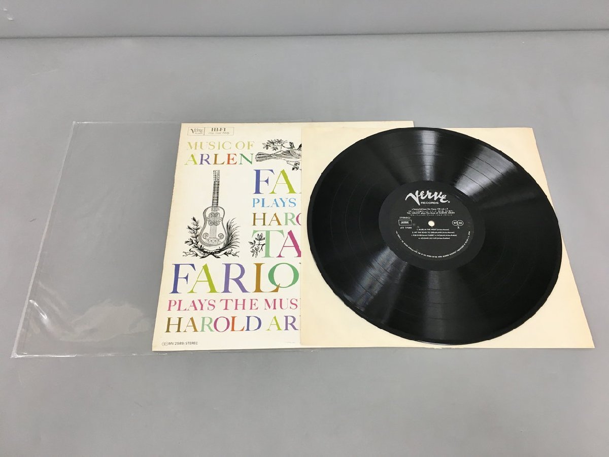 LPレコード Tal Farlow Plays The Music Of Harold Verve MV2589 2311LO038_画像3