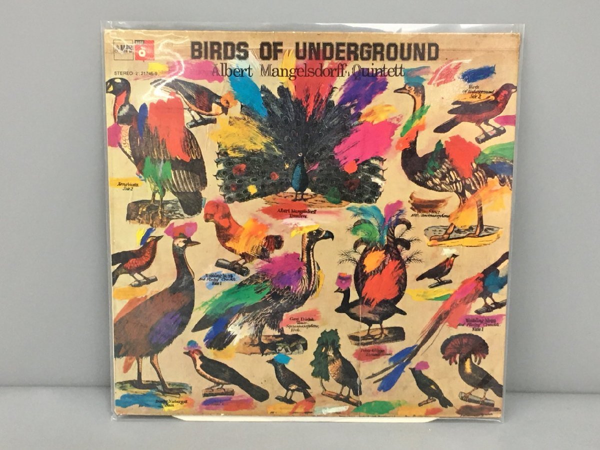 LPレコード Albert Mangelsdorff Quartet BIRDS OF UNDERGROUND 2121746-9 2311LO044_画像1