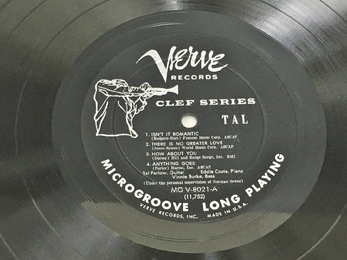 LPレコード Tal Farlow Verve MGV-8021 2311LO036_画像6