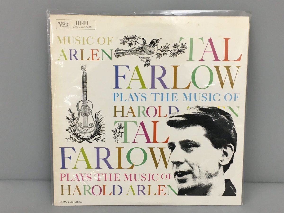 LPレコード Tal Farlow Plays The Music Of Harold Verve MV2589 2311LO038_画像1